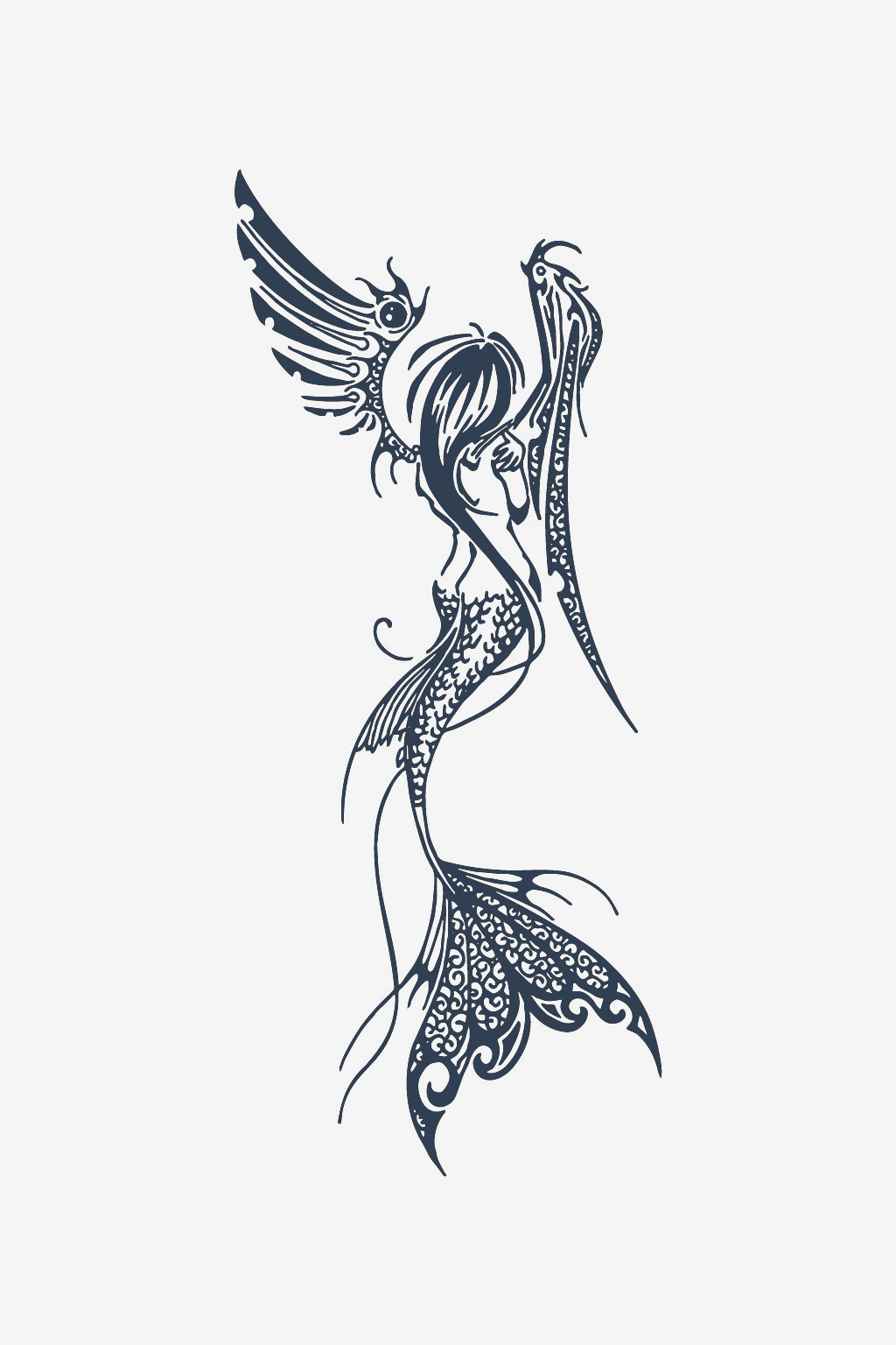 Winged Mermaid