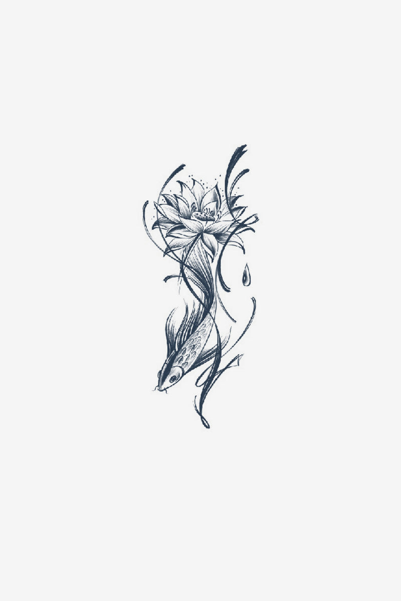 Lotus and Fish